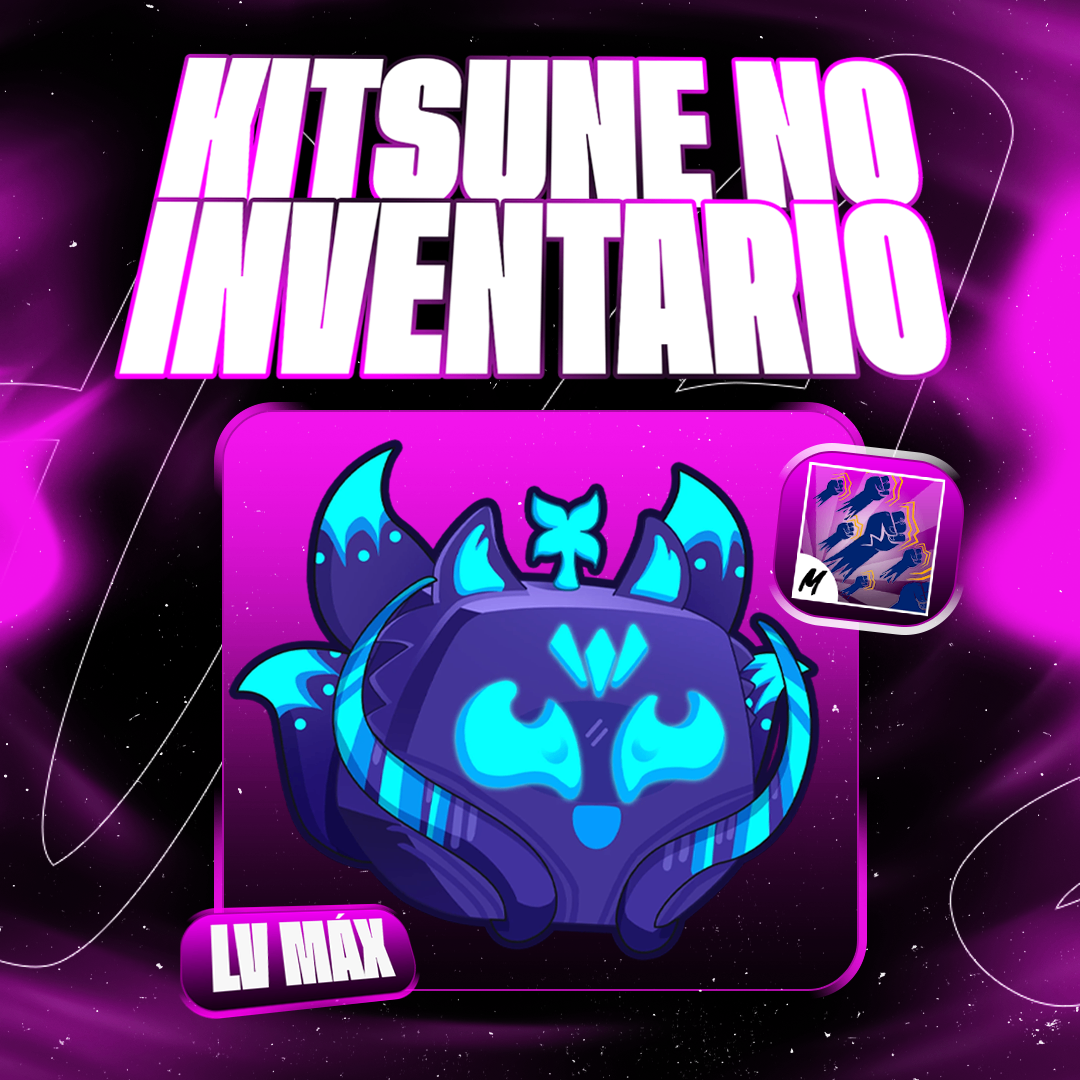 『🦊』KITSUNE NO INVENTÁRIO + GOD HUMAN + MÁX (🔥POPULAR)