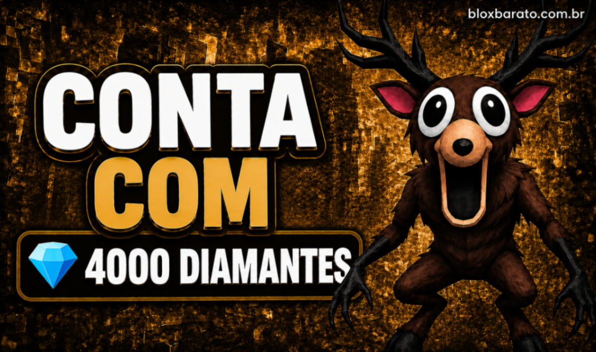 Conta com 4000 Diamantes