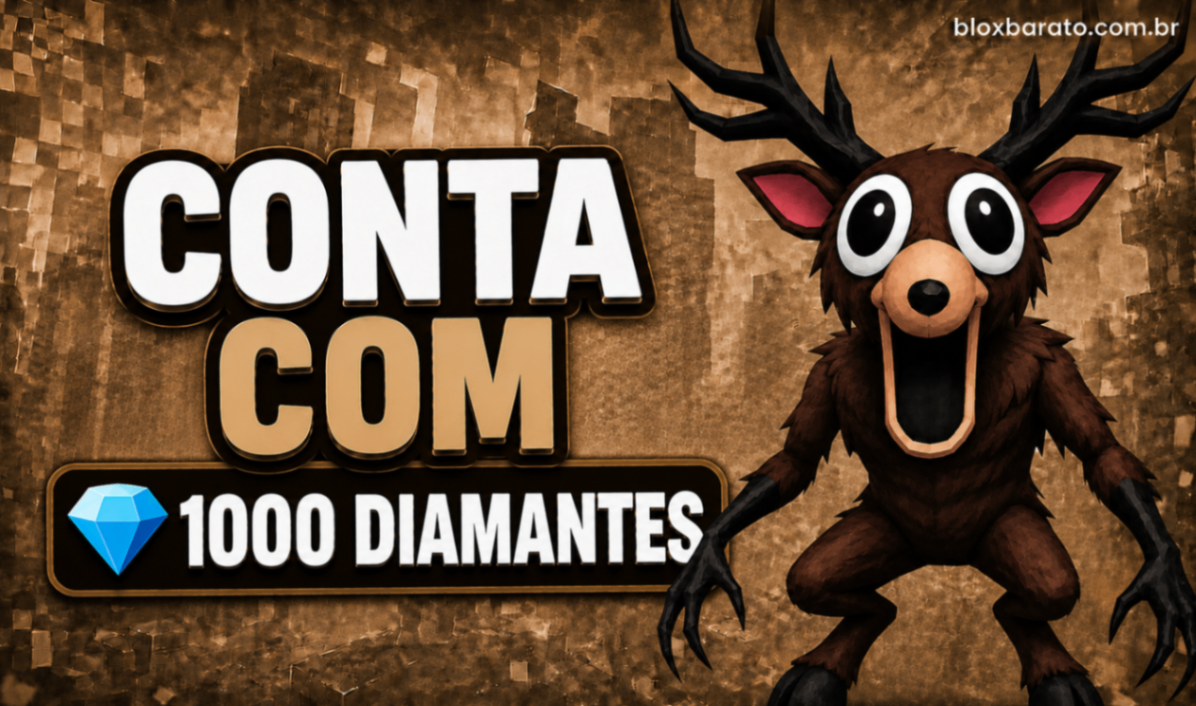 Conta com 1000 Diamantes