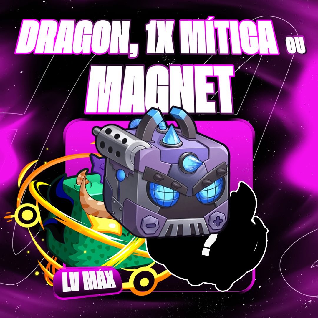 『🐲🧲🍎』MAGNET, 1x MÍTICA OU DRAGON