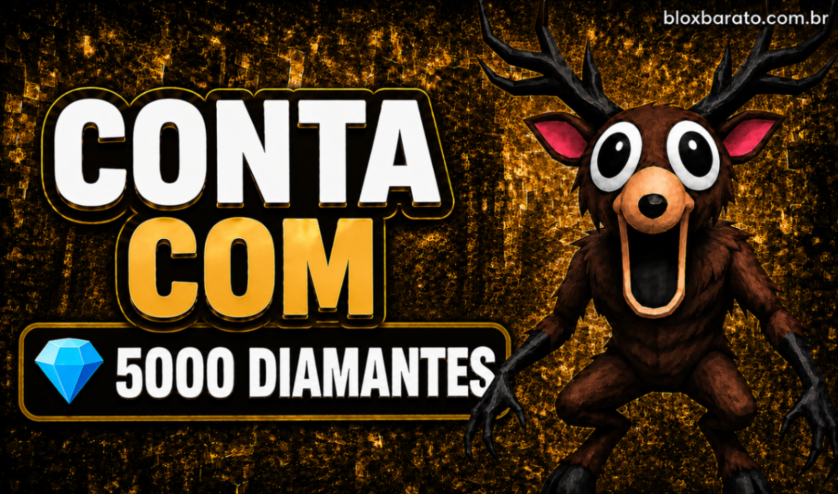 Conta com 5000 Diamantes